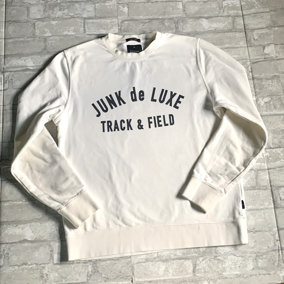 Lindbergh: Junk de LUXE Mens Organic Cotton Logo Sweatshirt - Picture 5 of 6